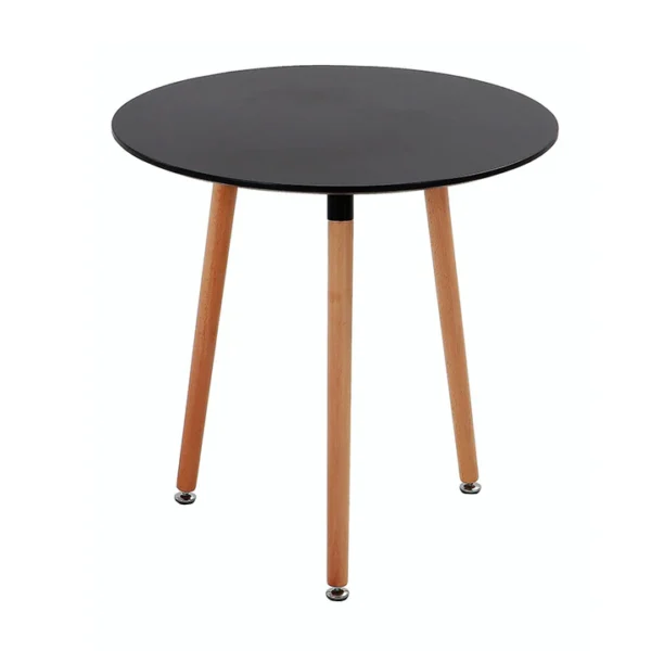 SwiftStride Modern Black Side End Table