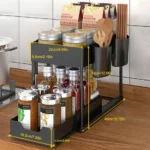 SwiftStride 2-Layer Kitchen Storage Rack - Image 3