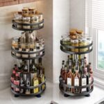 SwiftStride 360° Rotating Storage Rack Organizer