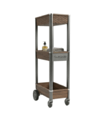 SwiftStride Slim Tier Rolling Bathroom Organizer
