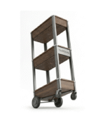 SwiftStride Slim Tier Rolling Bathroom Organizer - Image 3