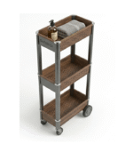 SwiftStride Slim Tier Rolling Bathroom Organizer - Image 4