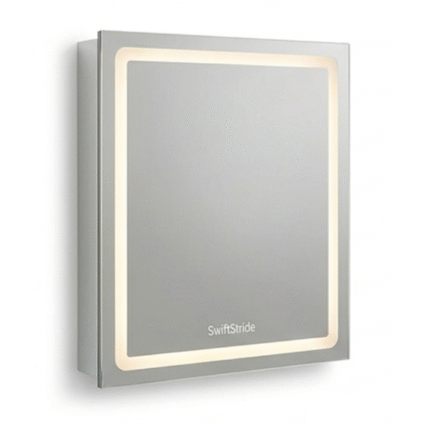 SwiftStride Luxury LED Medicine Cabinet Mirror