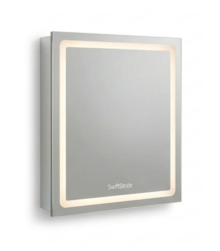 #BEDBE1 (39) SwiftStride Luxury LED Medicine Cabinet Mirror - Image 1
