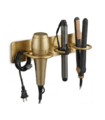 SwiftStride Brushed Gold Hairdryer & Styling Tool Holder