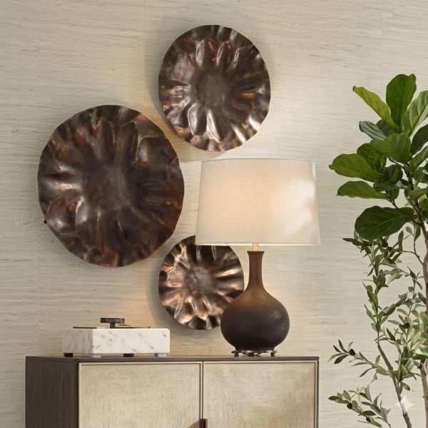 SwiftStride Peonia Outdoor Metal Wall Decor