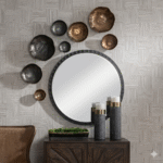 SwiftStride Lucky Coins Metal Wall Decor