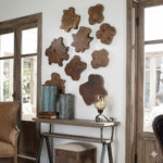 SwiftStride Kalani Teak Wood Wall Art Set - Image 2