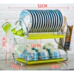 SwiftStride 2-Tier Dish Drying Rack - Image 3
