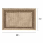 Santorini Cayden Natural Indoor & Outdoor Accent Rug - Image 2